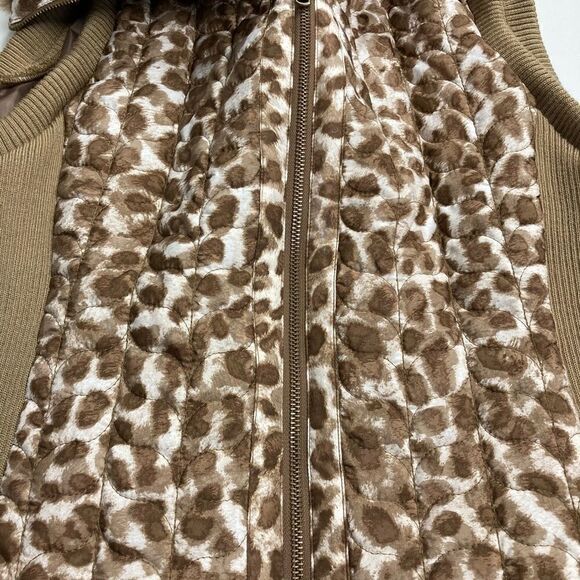 RUBY Rd. Quilted Animal Print, Vest, Women’s Sz L - Picture 5 of 14